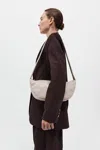 St Agni Soft Crescent Bag In Sand