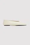 St Agni Soft Glove Ballet Flat In Creme
