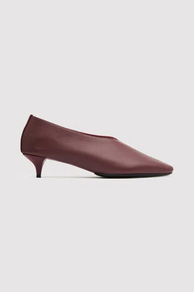 St Agni Soft Glove Heel In Plum
