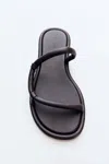 St Agni Soft Loop Slide In Chocolate