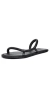 St Agni Soft Loop Slides Black In Black