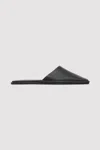 St Agni Soft Square Toe Flat In Black