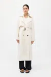 St Agni Soft Tailored Trench In Tofu