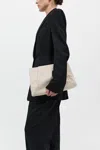 St Agni Soft Tuck Clutch In Creme