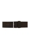 St Agni St. Agni Soft Wide Belt In Yellow
