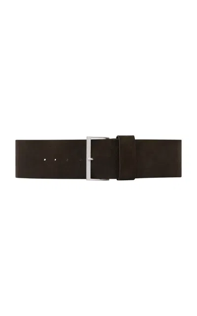 St Agni St. Agni Soft Wide Belt In Yellow
