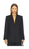 St Agni Split Back Blazer Â€“ É»‘è‰²ç»†æ�¡çº¹. Å°ºç � Xs (also Â€“ L, M, S, Xl). In Black