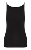 St Agni Square-neck Top In Animal Print