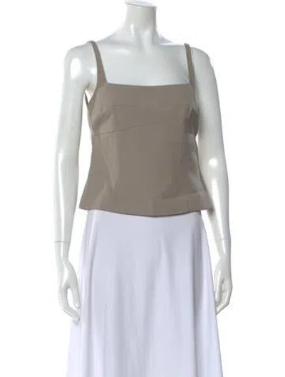 Pre-owned St Agni Square Neckline Sleeveless Top W/ Tags In Neutral