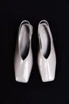 St Agni Square Toe Sling Back Heel In Slate