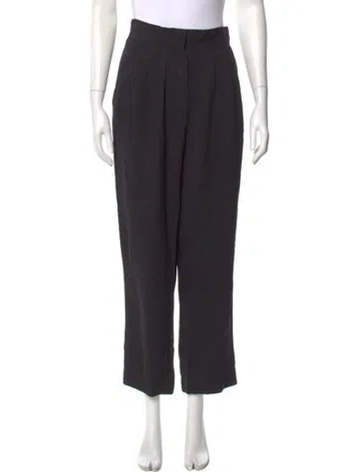 Pre-owned St Agni Straight Leg Pants In Black