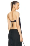 ST AGNI STRAPLESS BUCKLE BACK TOP