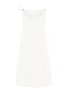 St Agni Strapless Midi Dress