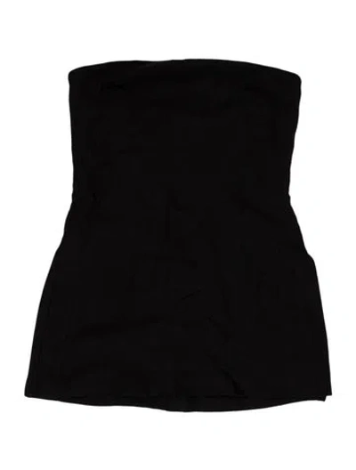 Pre-owned St Agni Strapless Top W/ Tags In Black