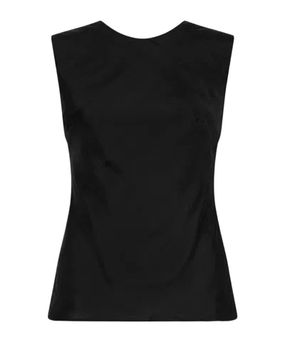 St Agni Strappy Top In Black