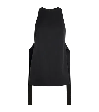 St Agni Stretch-wool Top In Black