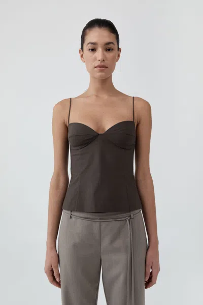 St Agni Studio Cami In Brown