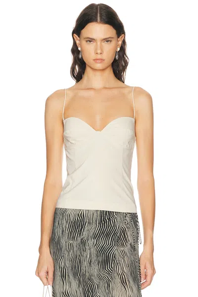 St Agni Studio Cami Top In Porcelain