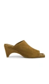 St Agni Suede Arc Wedge In Brown