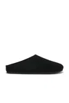 St Agni Suede Mule In Black