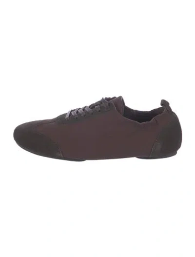 Pre-owned St Agni Suede Sneakers In Multi