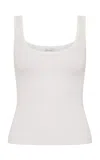 St Agni St. Agni Superfine Merino Wool Tank In White