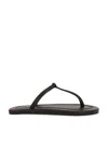 St Agni T Slide Sandal In Brown