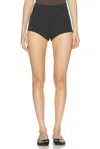 St Agni Tailored Brief Short In Black