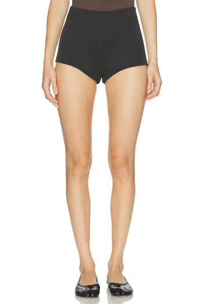 St Agni Tailored Brief Short In Black