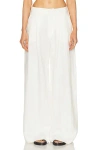 St Agni Tailored Pant In Ivory