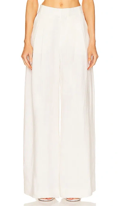 St Agni Tailored Pant In Ivory