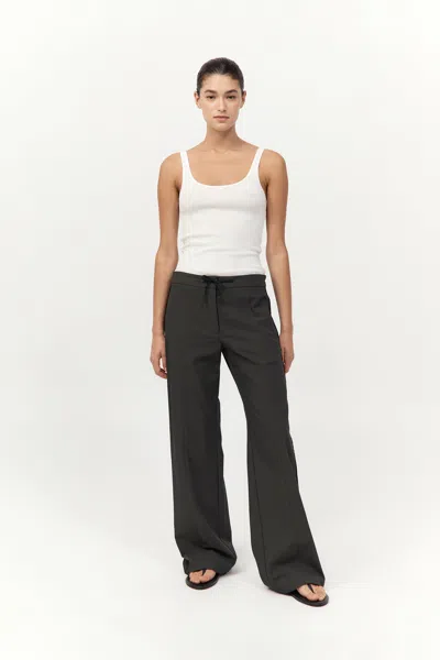 St Agni Tailored Track Pants In Black