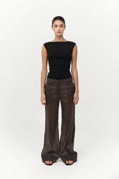 St Agni Tailored Transparent Pants