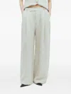 St Agni Linen Tailored Pants In Neutral