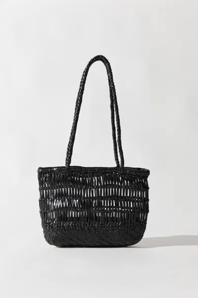 St Agni Textured Petit Bagu In Black