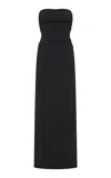St Agni Tie-back Jersey Maxi Dress In Black