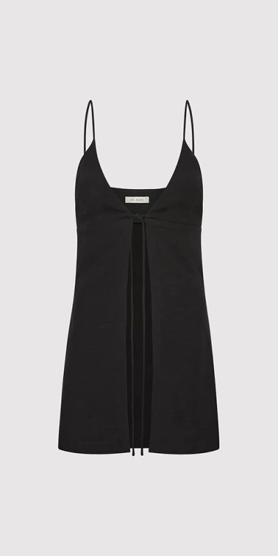 St Agni Tie Front Top