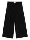 St Agni Tie-waist Trousers In Black