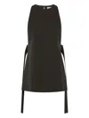 St Agni Side Tie Top In Black