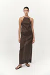 St Agni Transparent Column Dress