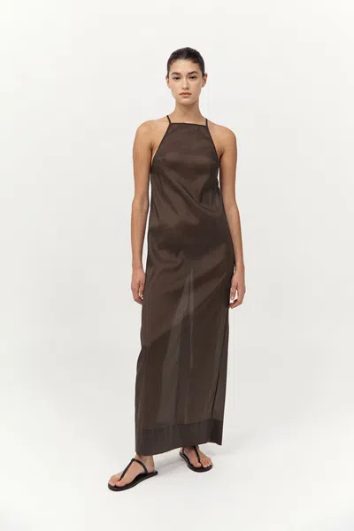 St Agni Transparent Column Dress