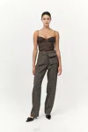 St Agni Transparent Silk Cami