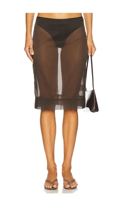 ST AGNI TRANSPARENT SKIRT