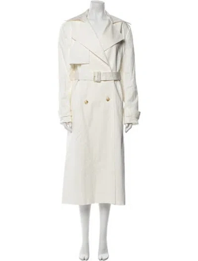 Pre-owned St Agni Trench Coat In Neutral