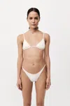 St Agni Wide-strap Bikini Bottom In Off White