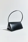 St Agni Triangle Origami Shoulder Bag In Black