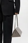 St Agni Triangle Origami Shoulder Bag In Slate
