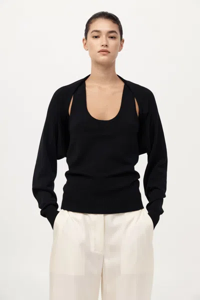 St Agni Two Piece Jumper In Black