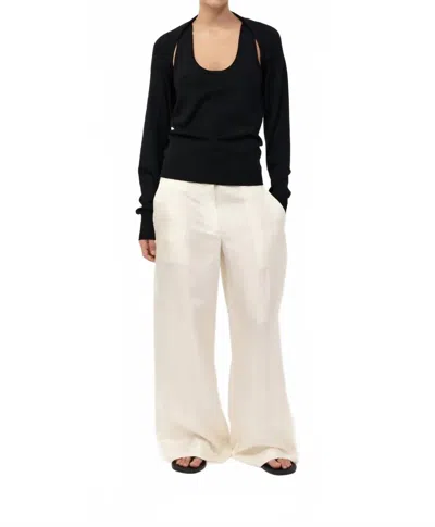 St Agni Two Piece Jumper In Black-violet