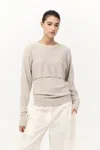 St Agni Two Piece Jumper In Neutral